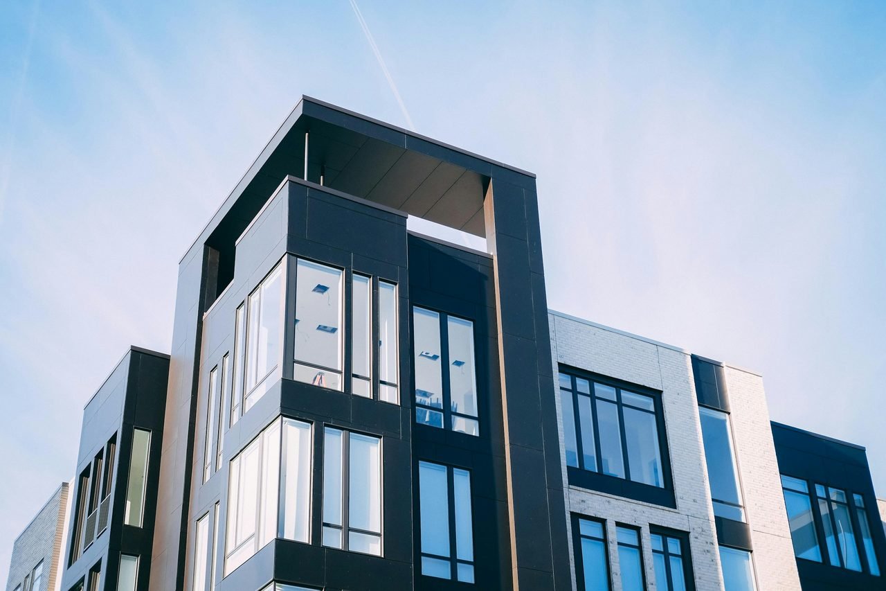 Illustrative modern building